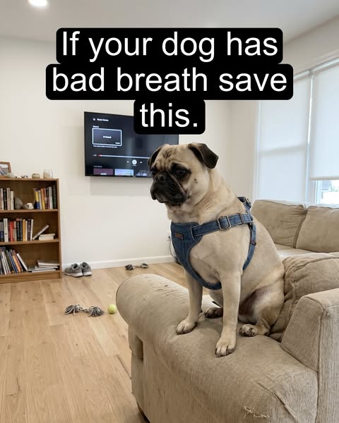 Clean your dog's teeth