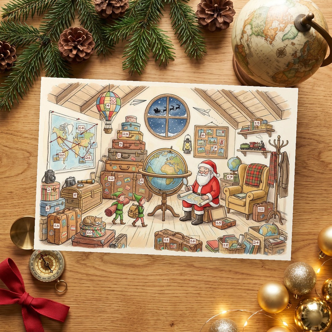 Santa's Journey Around the World – Travel Lover's Advent Calendar