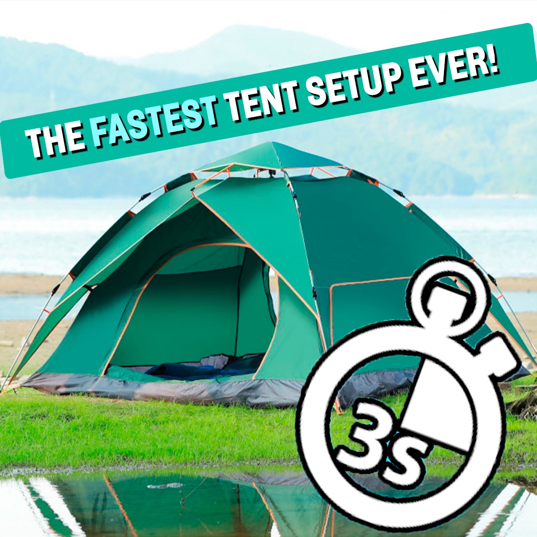 Amazing 3 Seconds Fast Setup Tent!