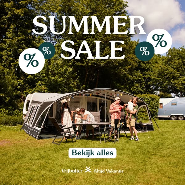 Summer SALE op tenten