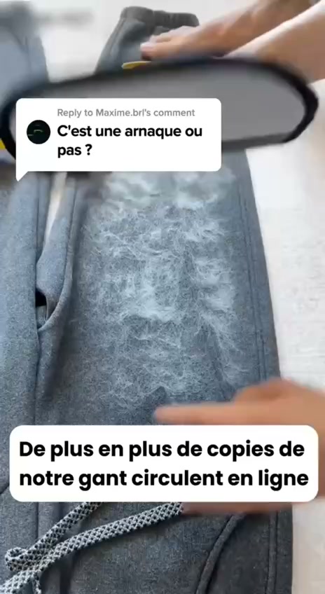 Plus besoin d’aspirateur ou de rouleaux !