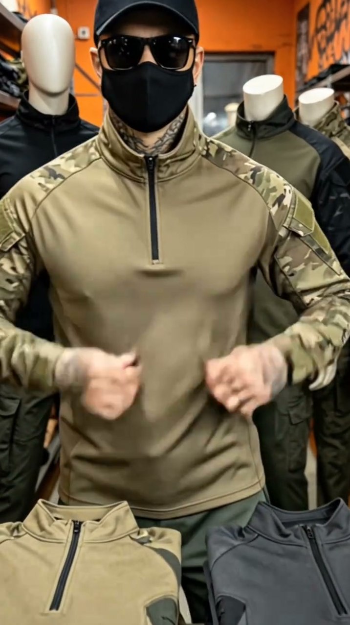 Built Tough, Moves Easy | Men's Multi-Pocket Quarter-Zip Tactical Top