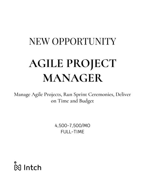 Agile Project Manager