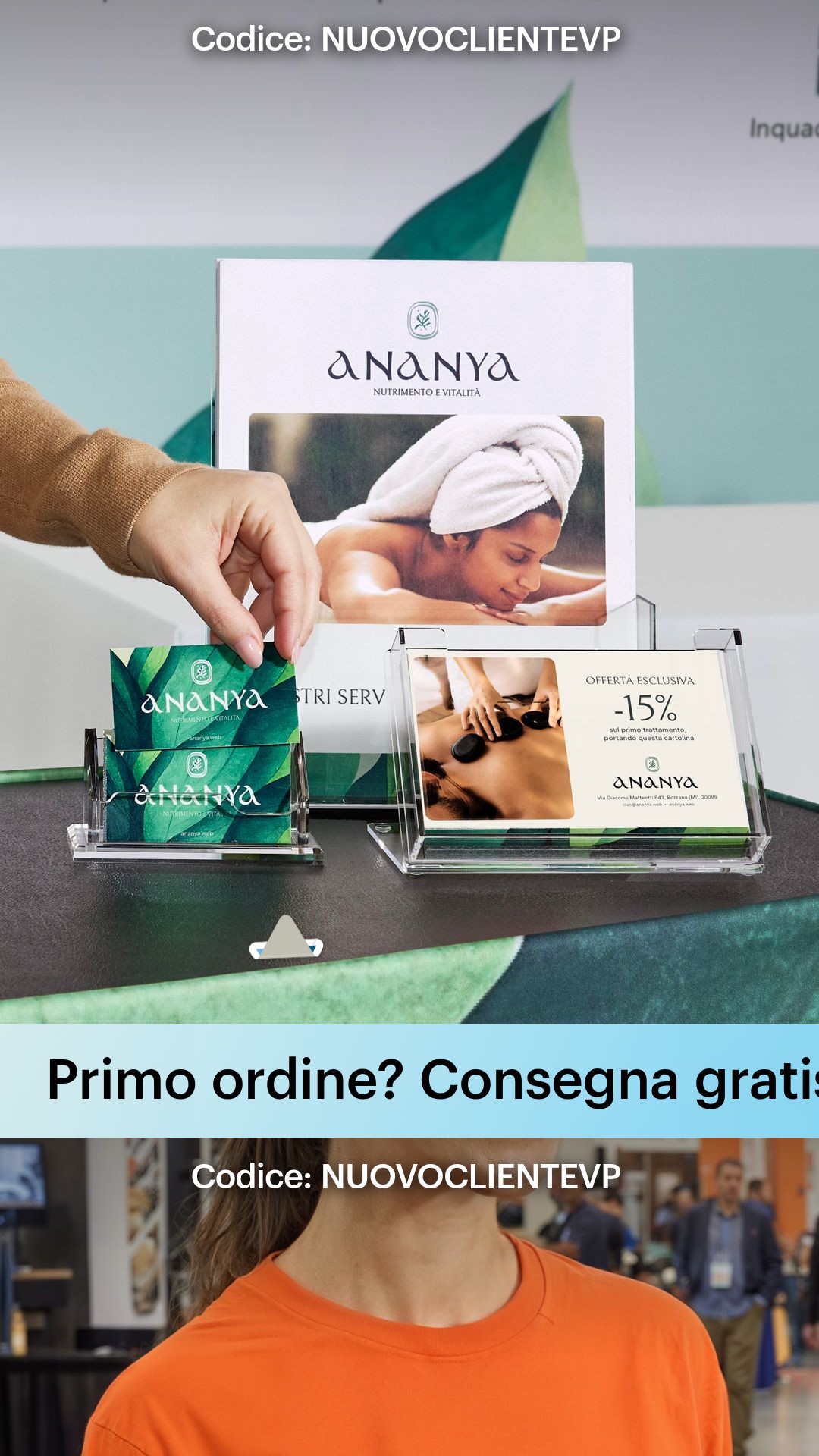 Spedizione gratis sul primo ordine
