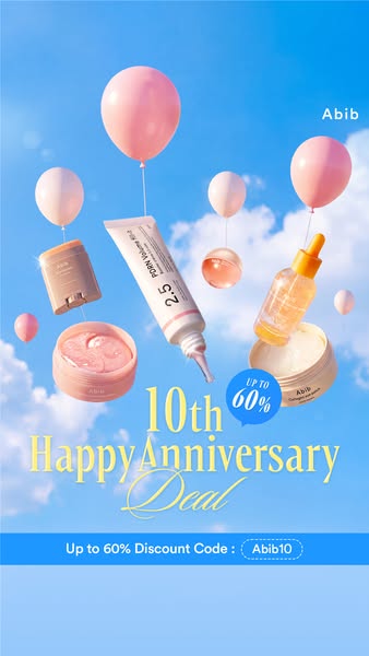 10th Happy Anniversary Deal — Up to 60% OFF