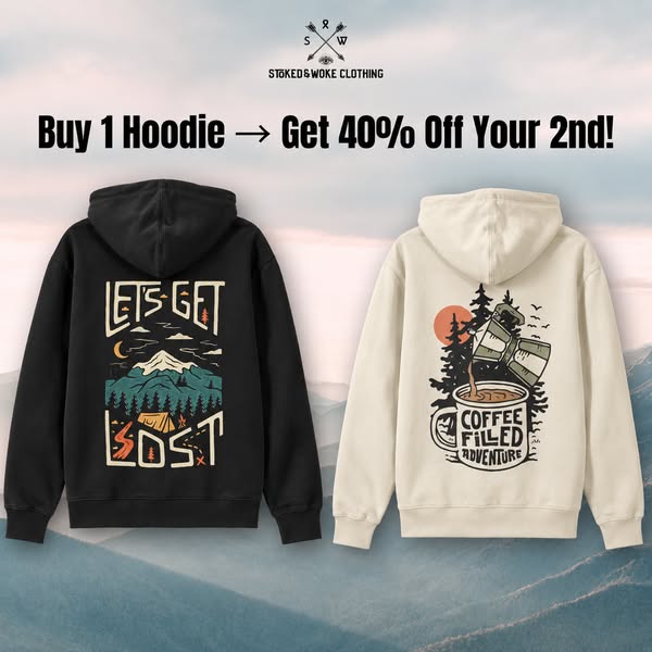 Buy 1 Hoodie, Get 2nd 40% Off