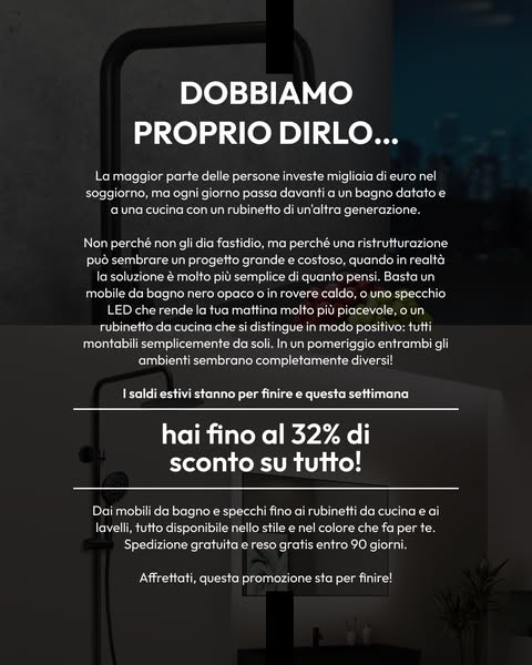 Dobbiamo proprio dirlo