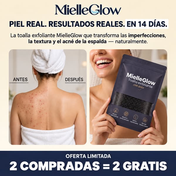 Toalla Exfoliante Antibacteriana