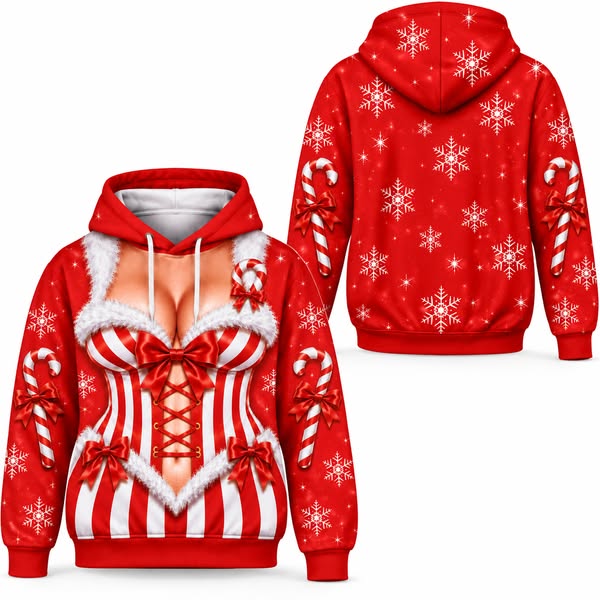 Funny Custom Ugly Christmas Sweatshirt Set
