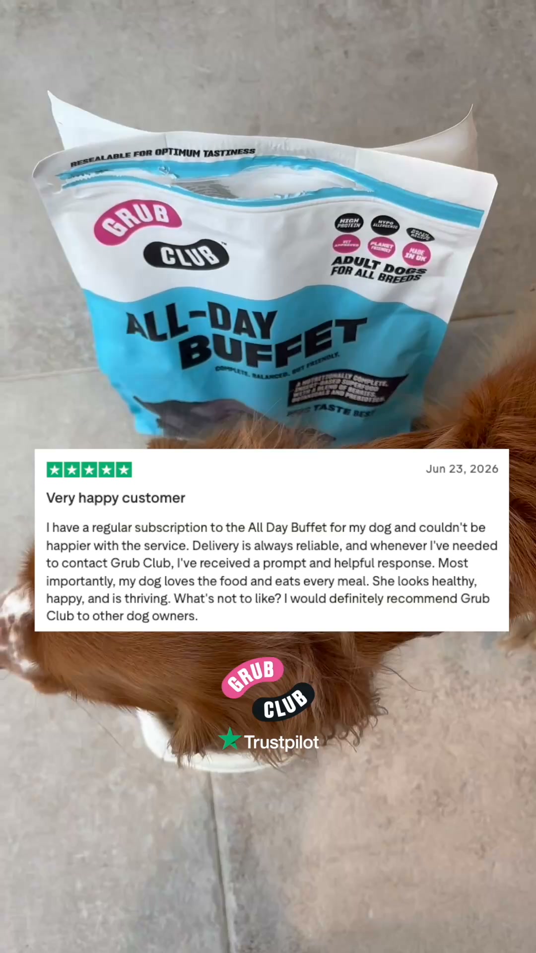 The last dog food you'll ever need