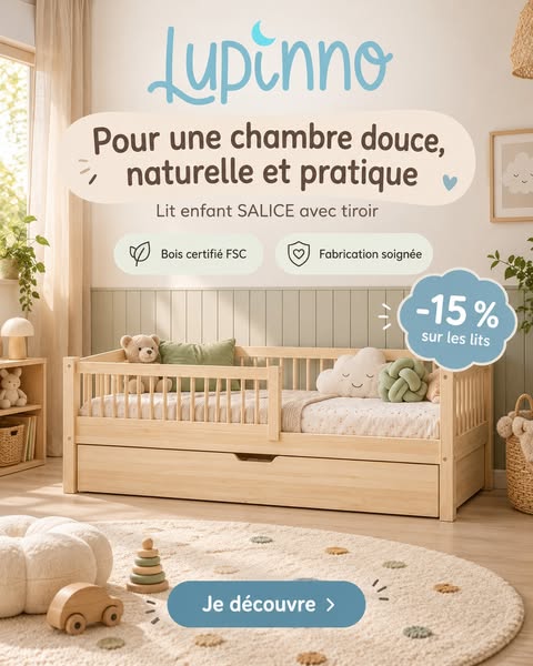 Chambre douce avec SALICE -15 %
