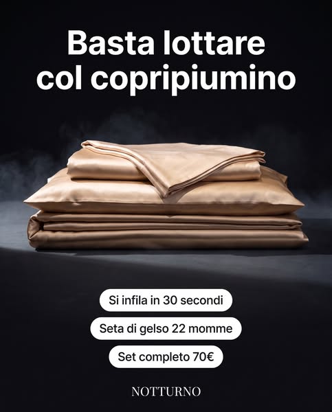 Set completo in seta a 70€