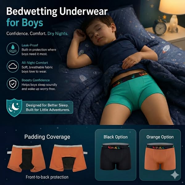 boys bedwetting underwear