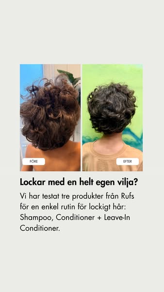 Fukt för lockar som trasslar