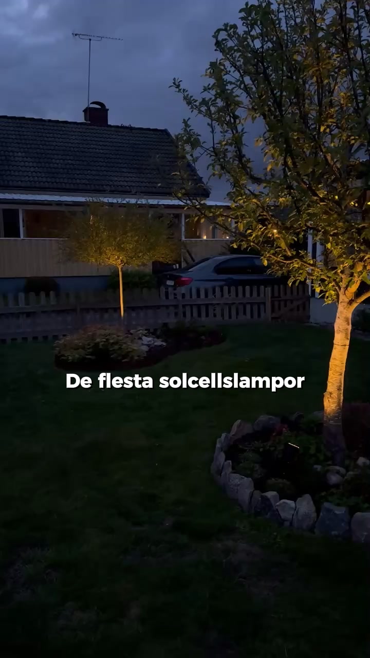Äntligen en solcellslampa som faktiskt gör jobbet.