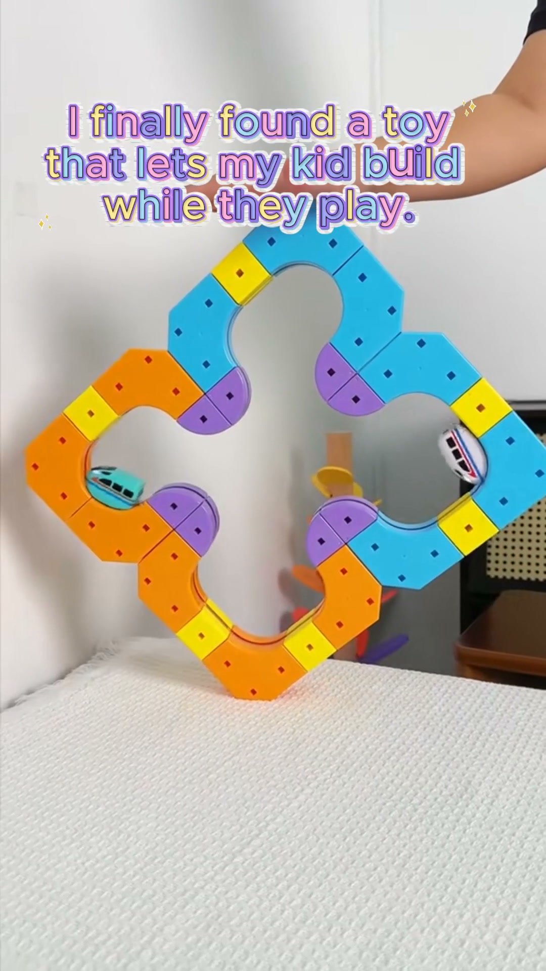 BlockRail™ | Magic Cube Train Track
