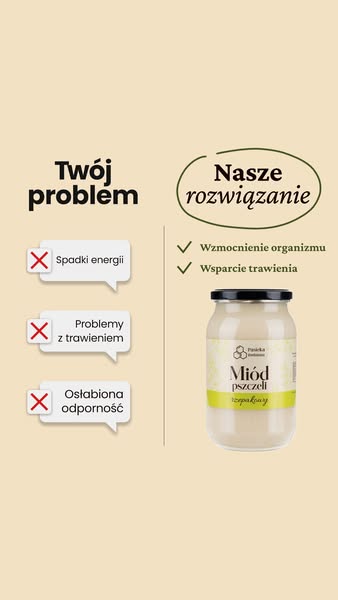 Miód rzepakowy ŚWIEŻY ZBIÓR 2026
