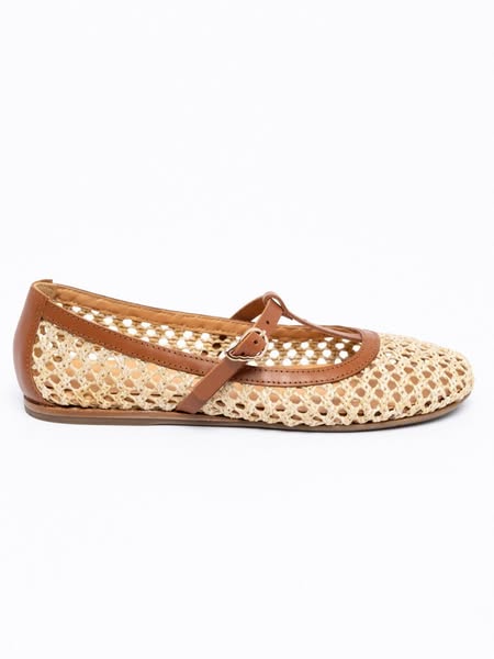ANCIENT GREEK SANDALS AERATI Πλεκτή Μπαλαρίνα
