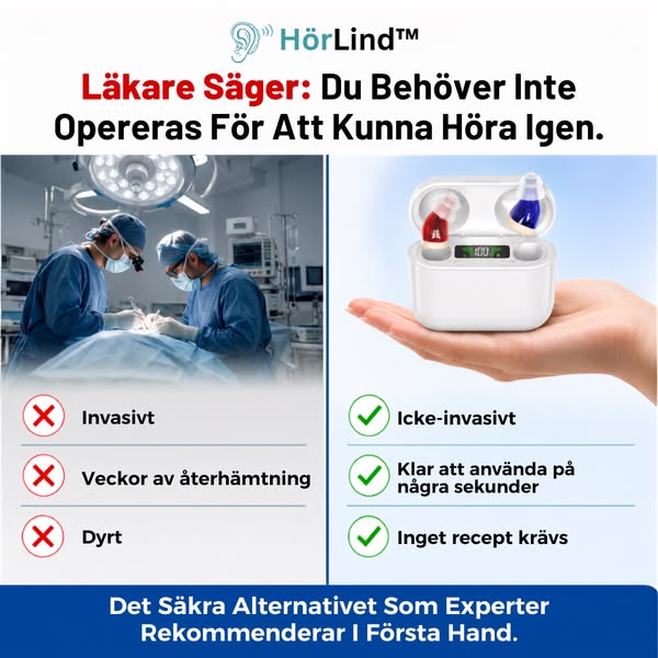 Återfå kristallklar hörsel på bara några sekunder!