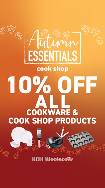 10% off all cookware