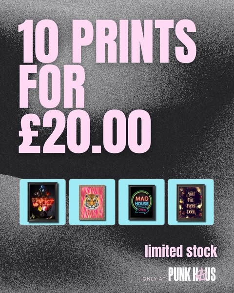 10 Art Prints for £20