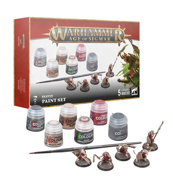 Warhammer Age of Sigmar: Skaven + Paint Set By Games Workshop