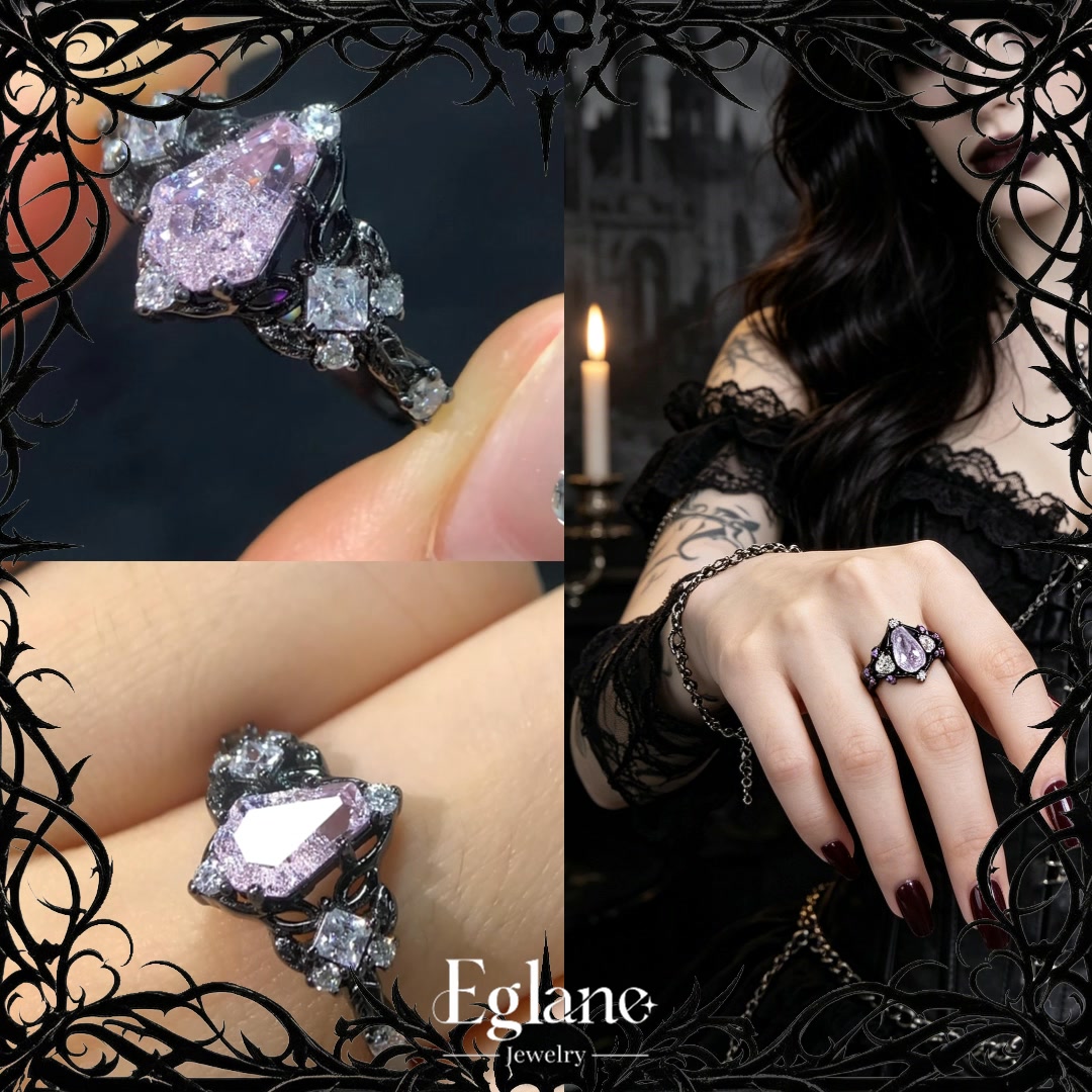 Vintage Gothic Inspired Engagement Ring