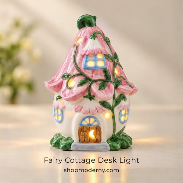 Fairy Cottage Desk Light