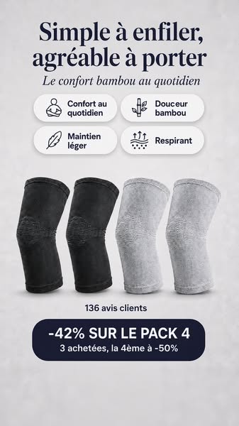 COMPRESSFLEX.COM NOUVEAU : le confort dont vos genoux ont besoin