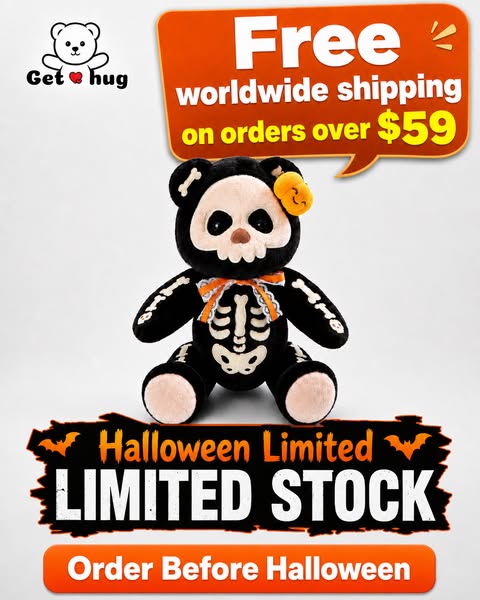 Glow Skeleton Bear — Limited