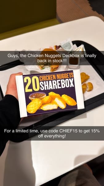 Limited Edition: Chicken Nuggets Deckbox