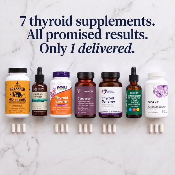 I Tested 7 Thyroid Supplements