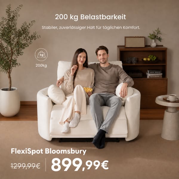Relaxsofa für zwei — 400 € sparen