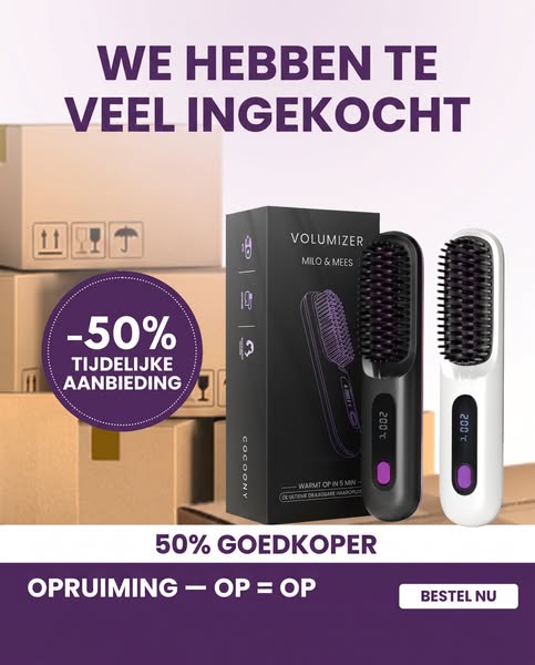 Alleen vandaag: 50% korting op de Volumizer!