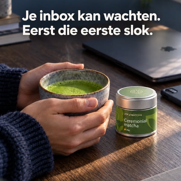 Eerst die eerste slok