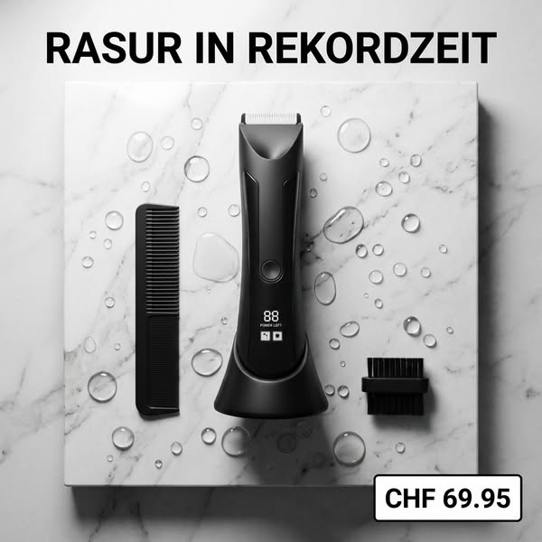 Schluss mit Rasurpickeln. Für immer!