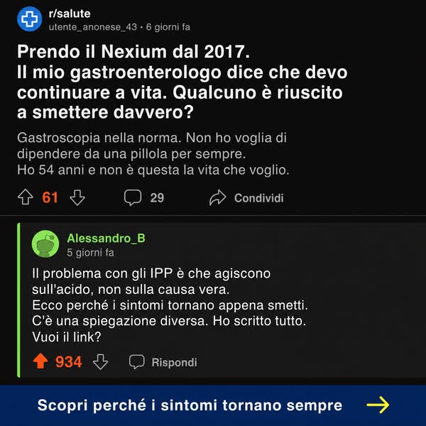 IL TUO STOMACO NON PRODUCE TROPPO ACIDO