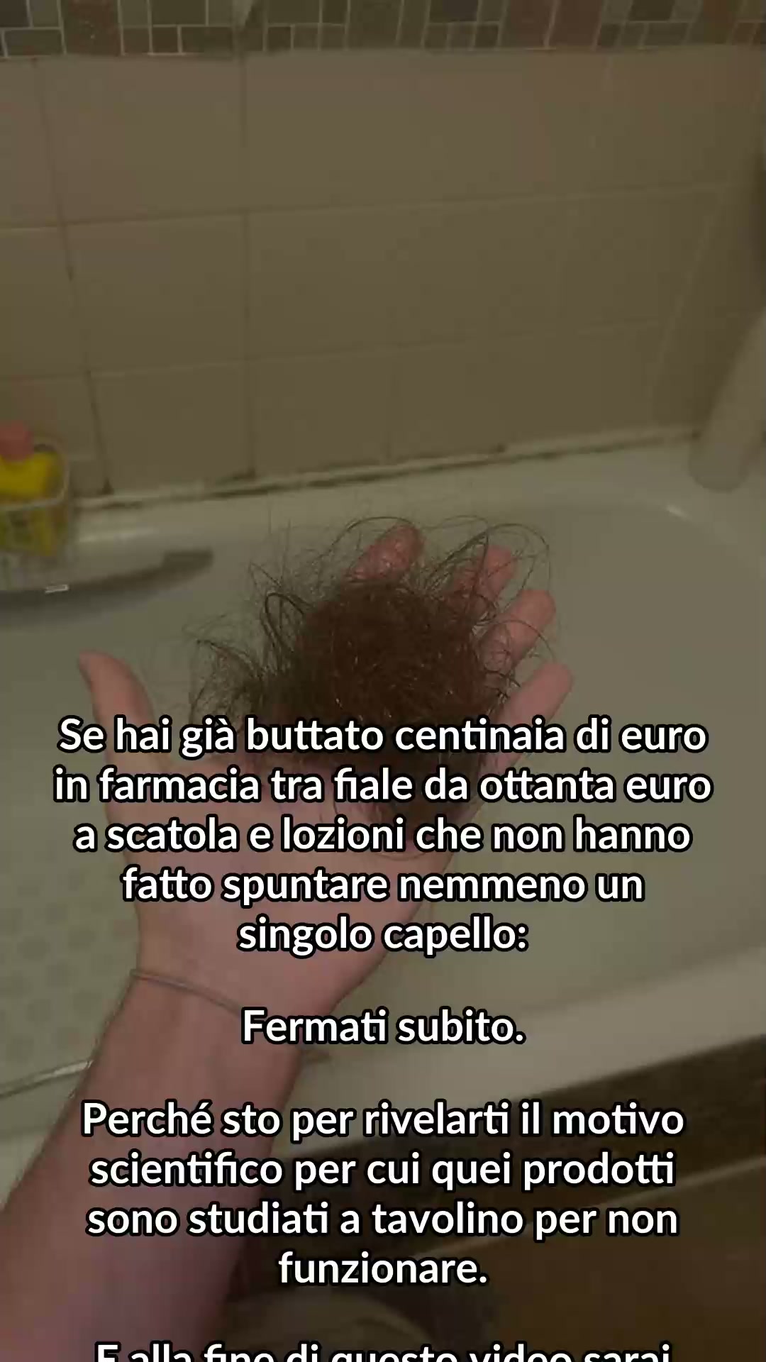 Guarda questo se i tuoi capelli stanno cadendo