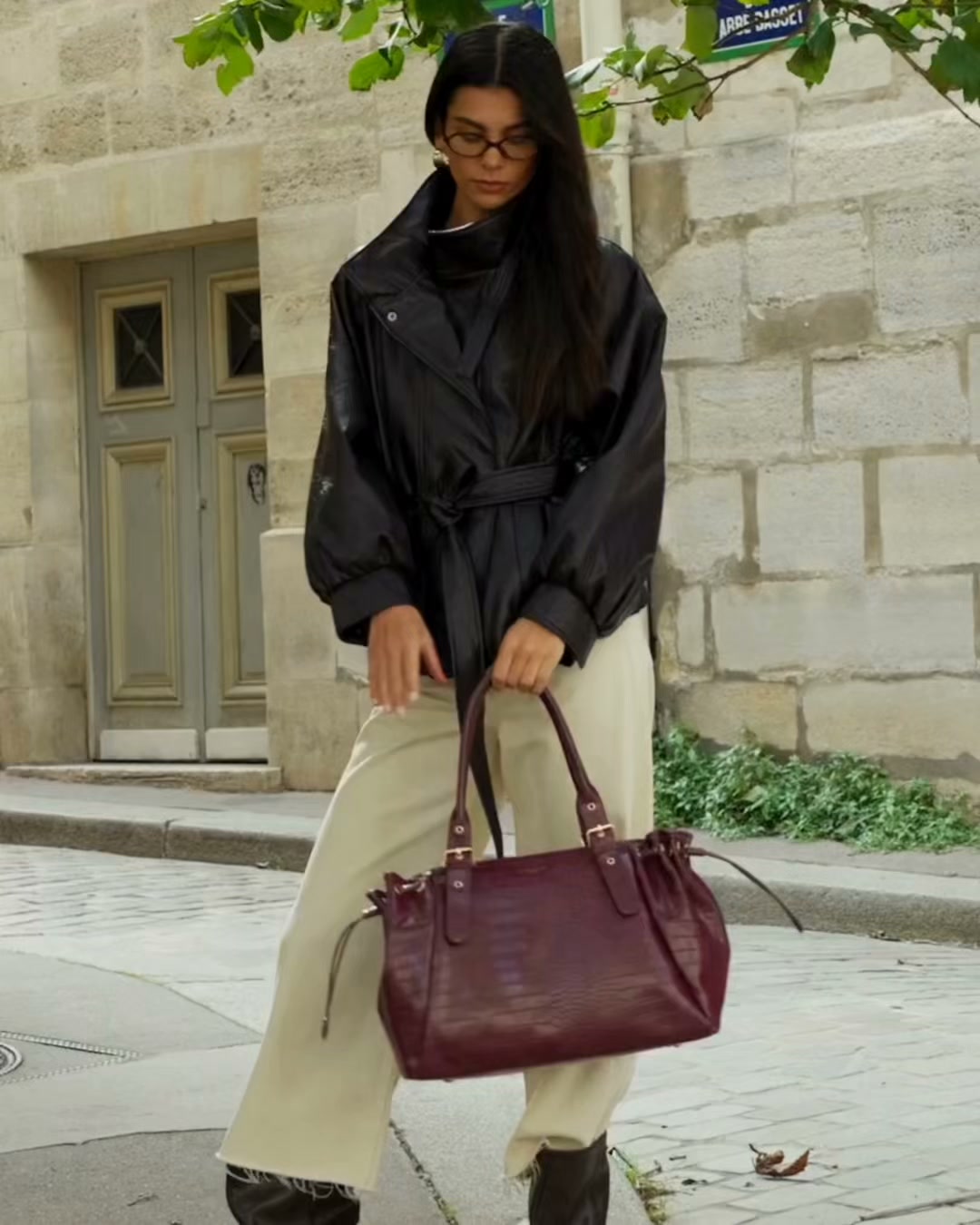 Osez l'Effet Croco Avec Le Sac Alba