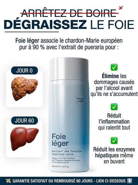 Donnez à votre foie ce dont il a besoin pour faire son travail.