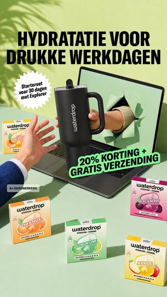 Til je hydratatie naar een hoger niveau