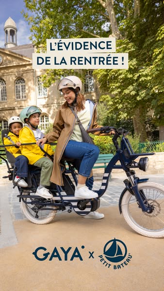 Petit Bateau x GAYA, le vélo pour la vraie vie