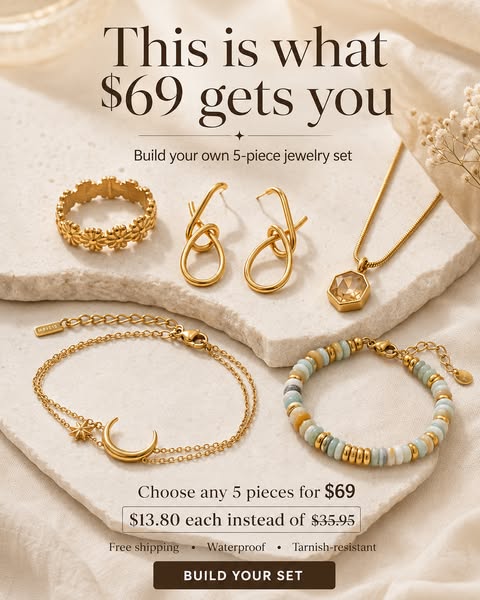 JEWELRY YOU NEVER HAVE TO TAKE OFF