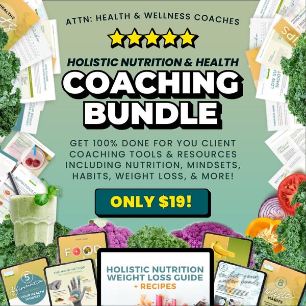 (Only $19) Holistic Nutrition & Health Coaching Bundle for 90% Off