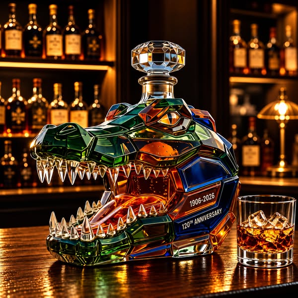 120th Anniversary Crocodile Decanter