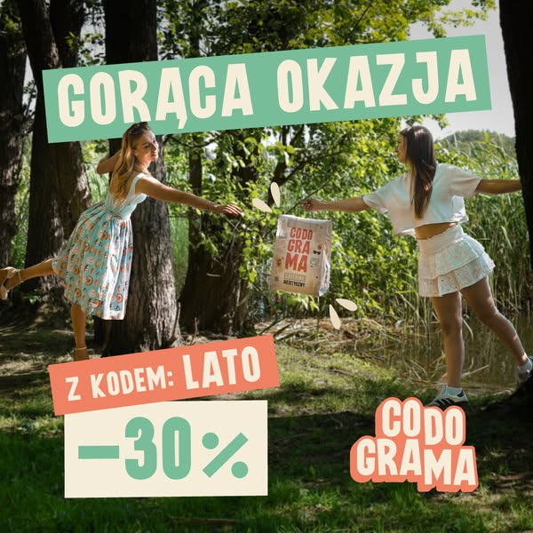 30% na WSZYSTKIE diety z kodem LATO