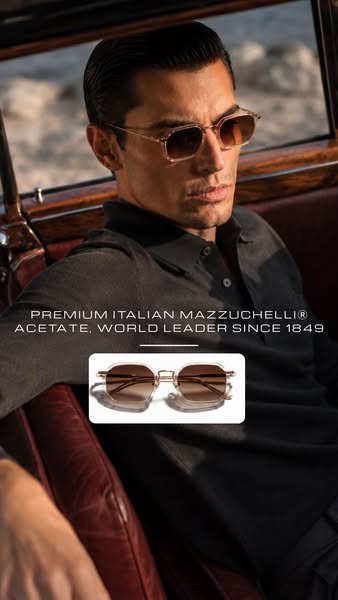 Step into confidence with our handcrafted acetate frames, designed to stand out.