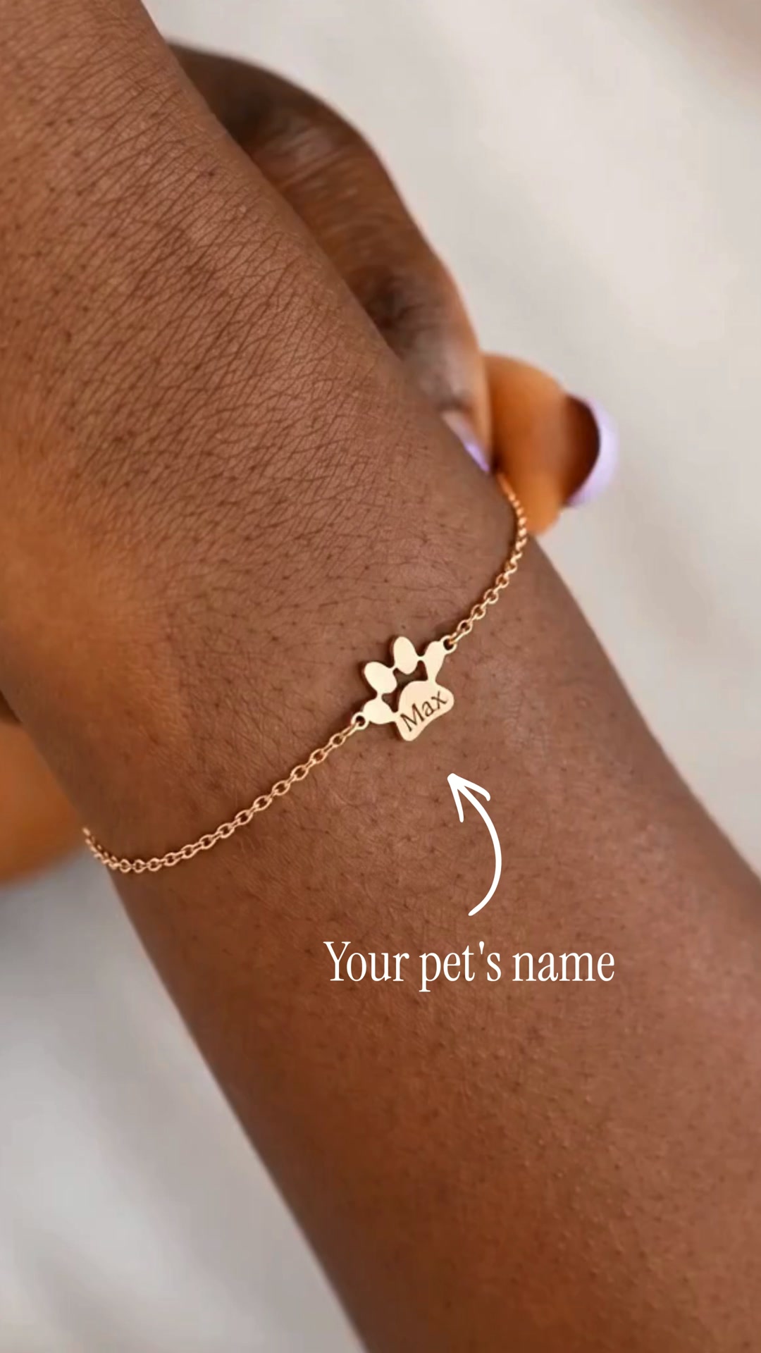Your pet's name, always with you