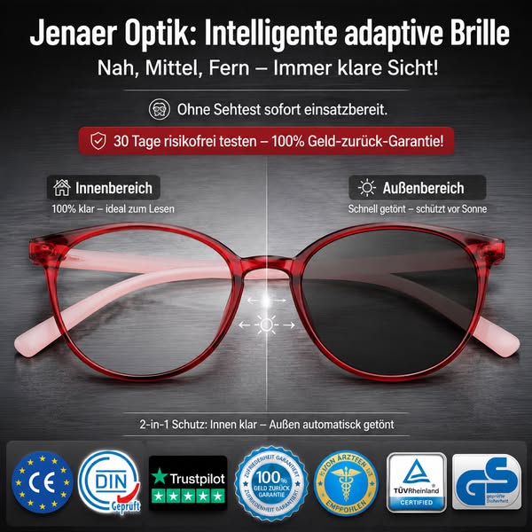 [VON CHARITÉ ENTWICKELT] Die smarte Auto-Fokus-Brille für alle Sehschwächen (0-1000 dpt)!