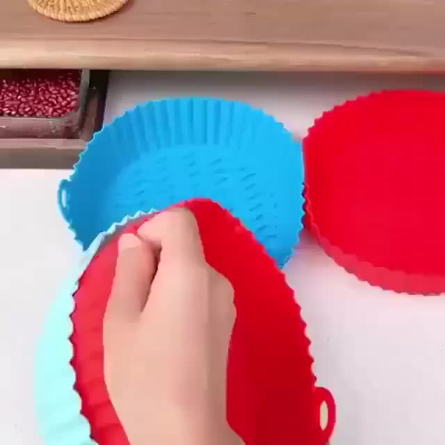 High-Temperature Resistant Air Fryer Silicone Baking Tray